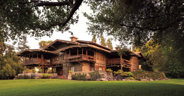 NW Exterior. The Gamble House.