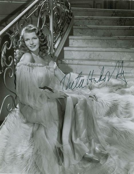 Rita Hayworth’s stardom on staircases